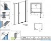 Radaway Eos DWS drzwi prysznicowe 110 prawe przejrzyste 137991-01-01R